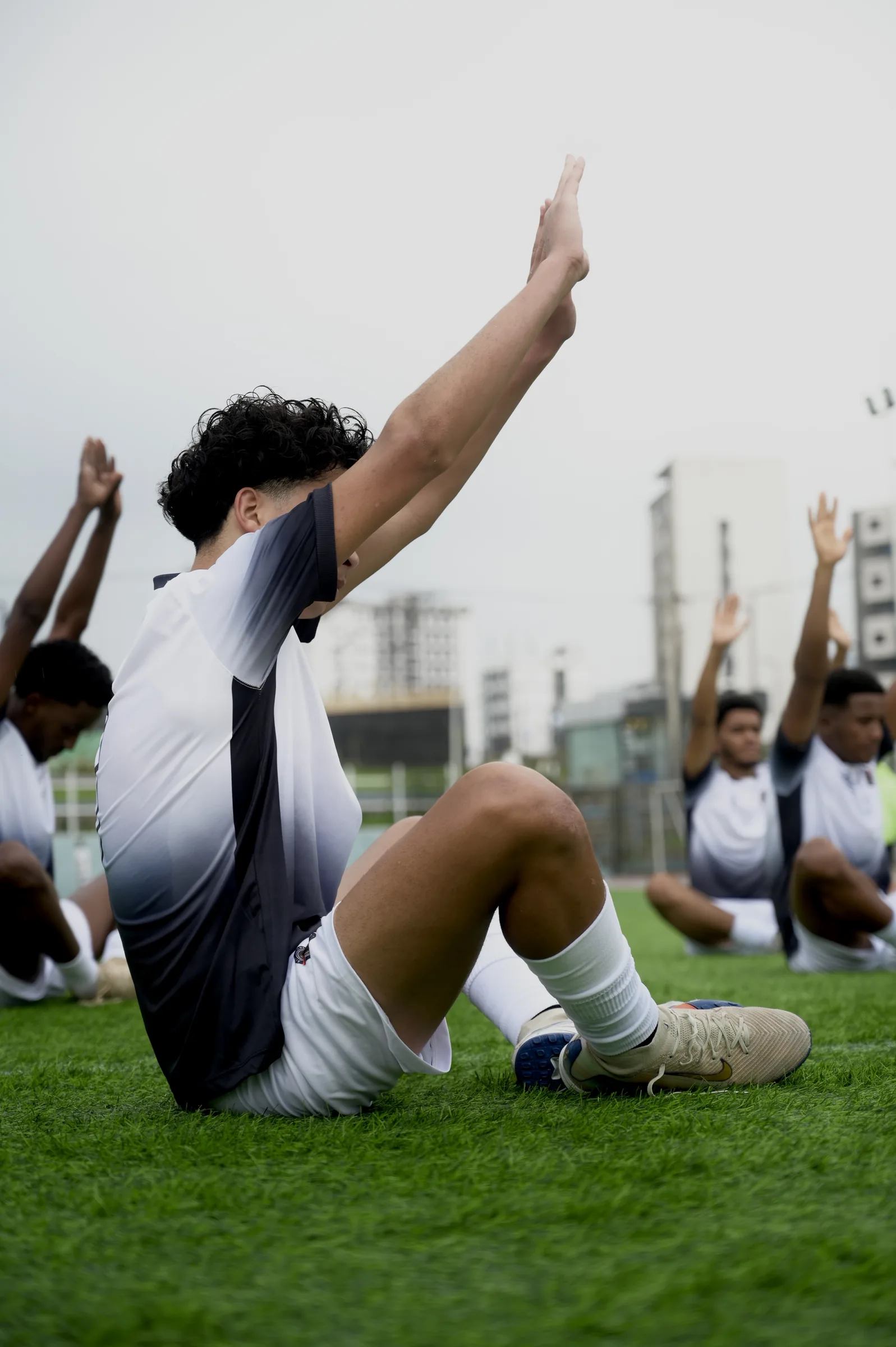 Training session at Sion Football Academy