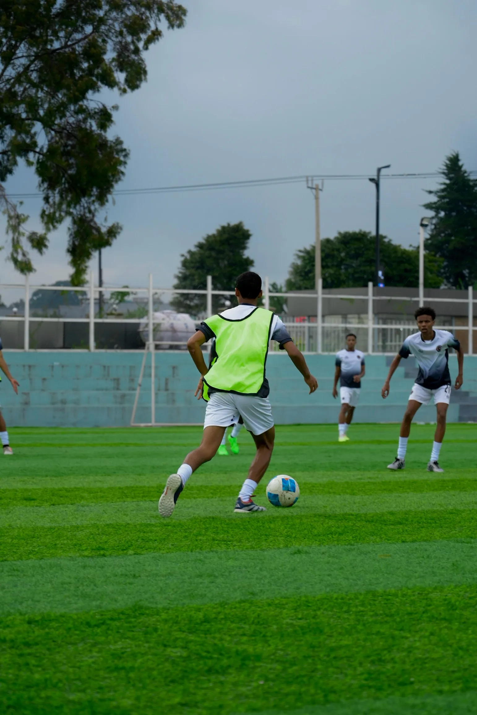 Training session at Sion Football Academy