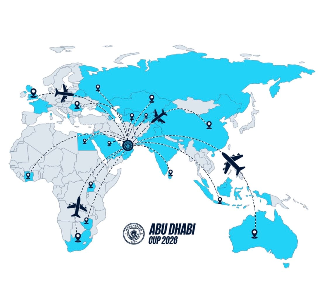 Manchester City Cup Dubai 2025 Map